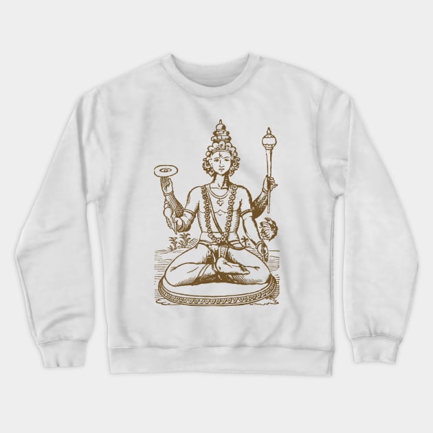 Vishnu Indian Deity - God Crewneck Sweatshirt by Wear Your Story